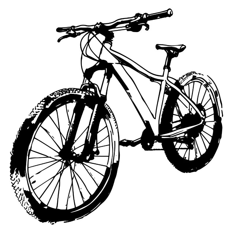 Cyclist Drawing