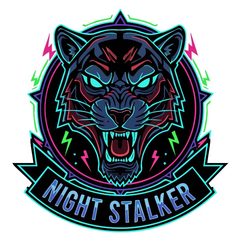 Leopard Neon Night