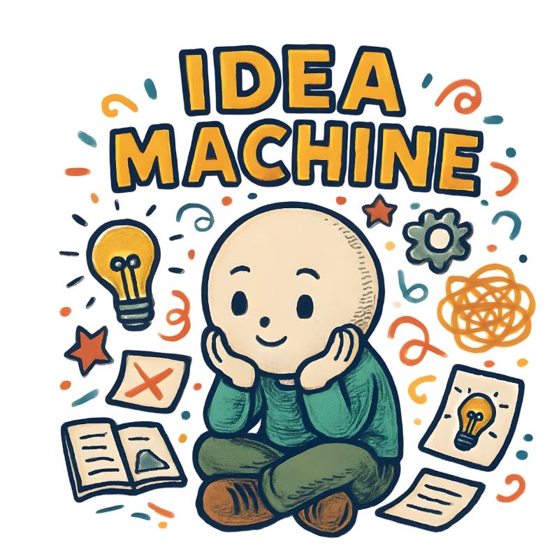 Dessin animé Machine à idées