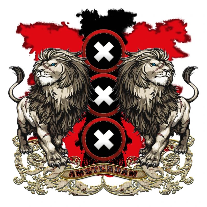 Amsterdam-Wappen 2018 weiß