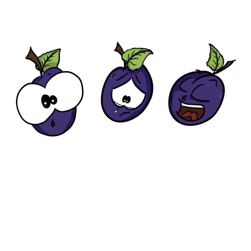 Funny plums