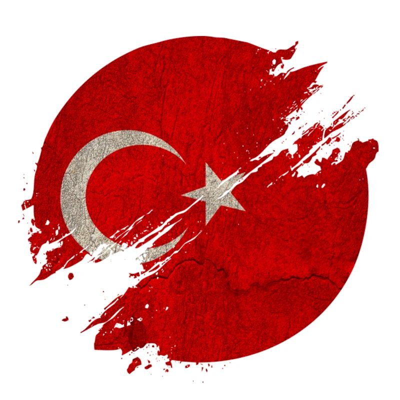 Turkey Circle / Flag Gift National Flag
