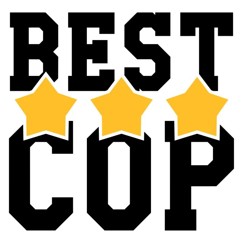 Best Cop - Police - Policeman - Gun - Security