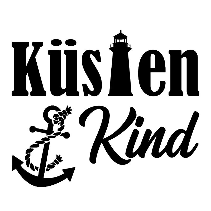 Küstenkind Anker Leuchtturm Meer Maritim Geschenk