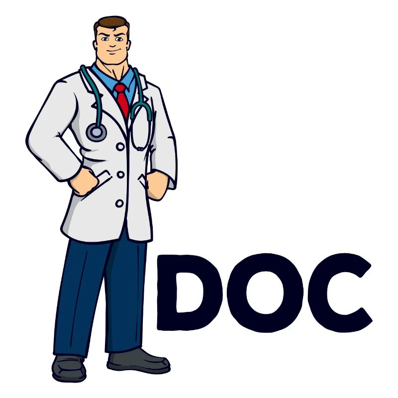 Superheld Arzt Doktor Assistenzarzt Notarzt Beruf