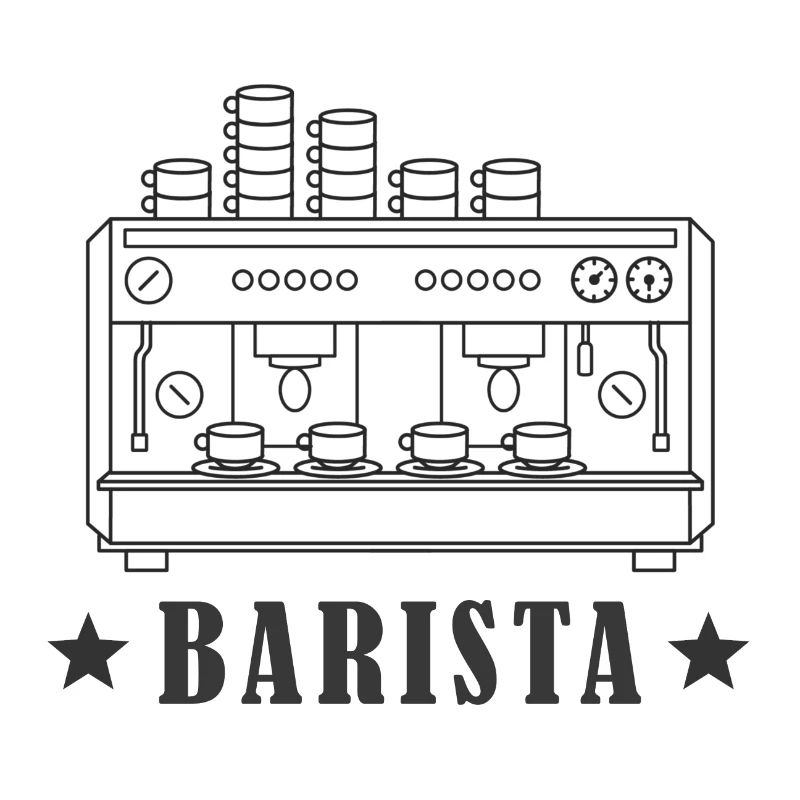 Barista Espressomaschine Espresso Kaffee Geschenk