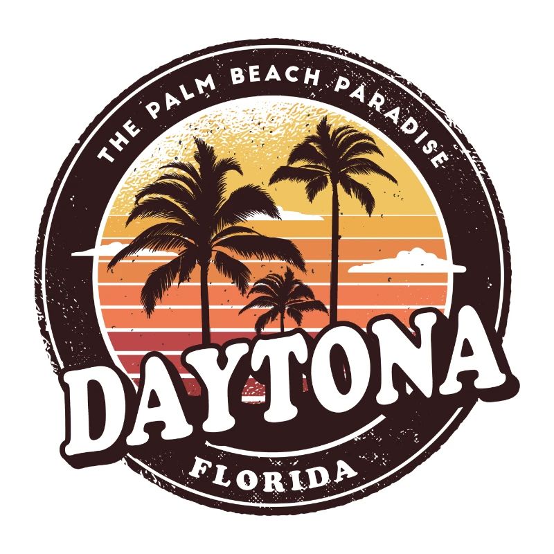 Daytona Florida Vintage Beach Design / Geschenk