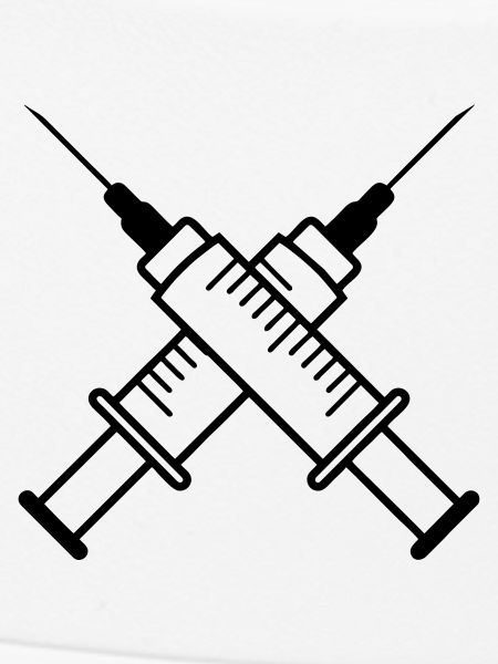 Two syringes