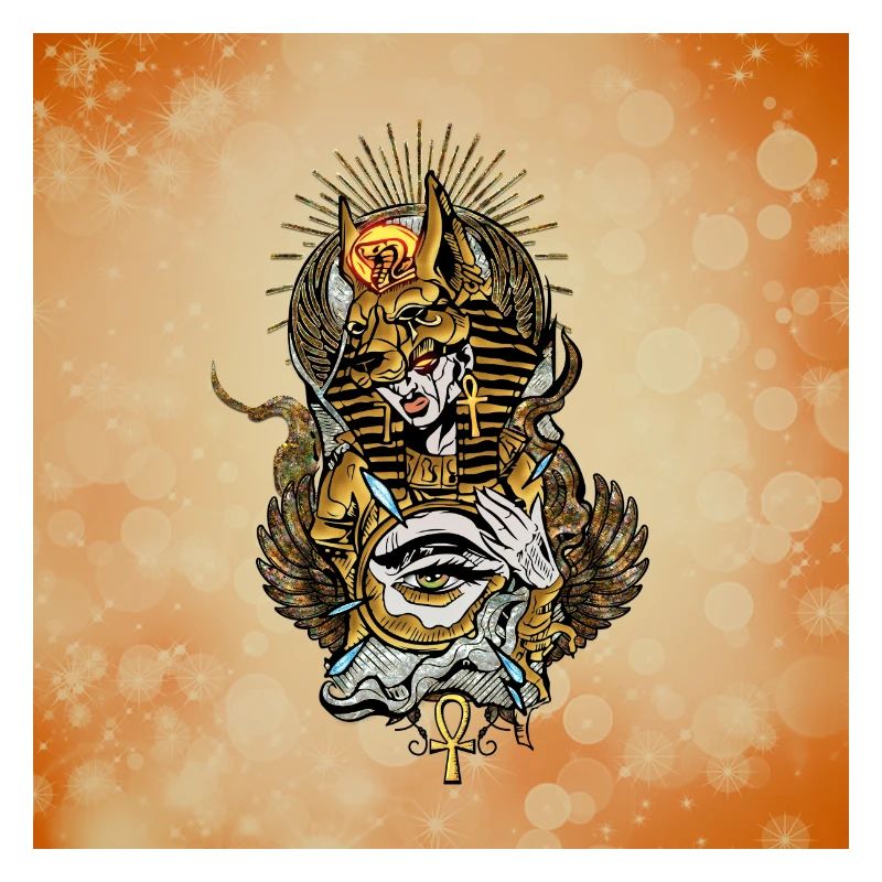 Anubis mask with the all-seeing eye