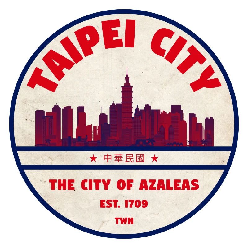 Taipei Azalee Skyline Abzeichen
