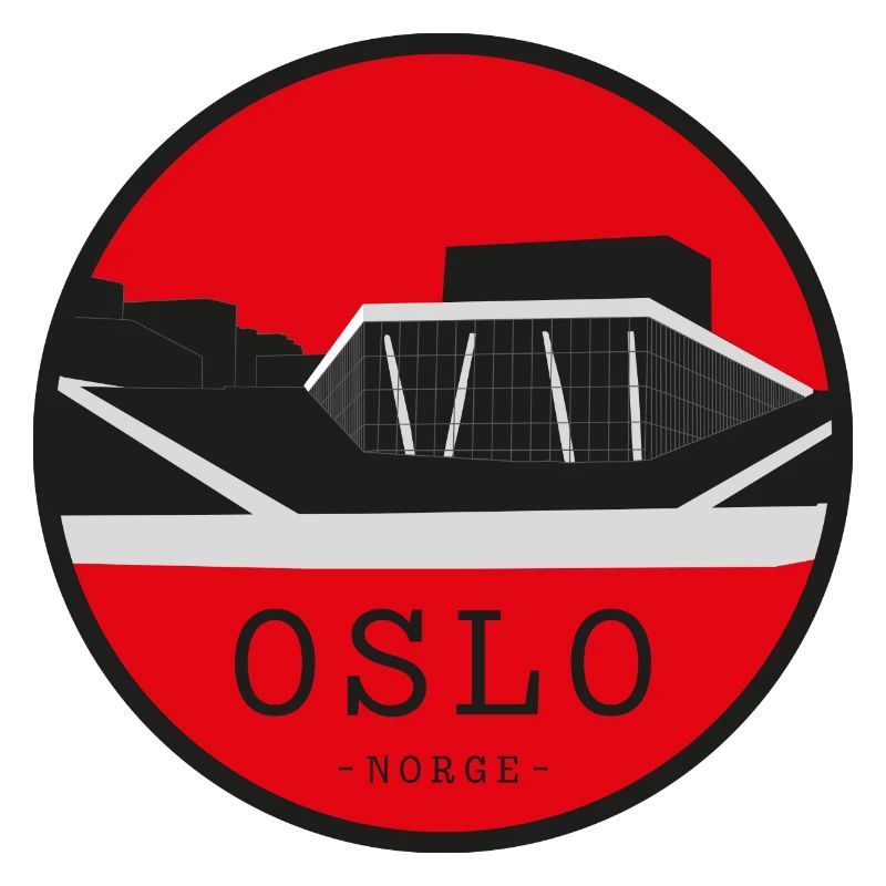 Silhouette de l’Opéra d’Oslo