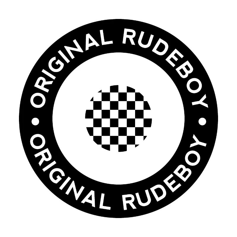 Original Rudeboy 2tone Checkered - Black & White