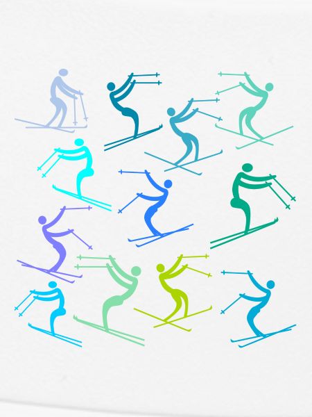 BEGINNERS SKIING SKI SLOPES