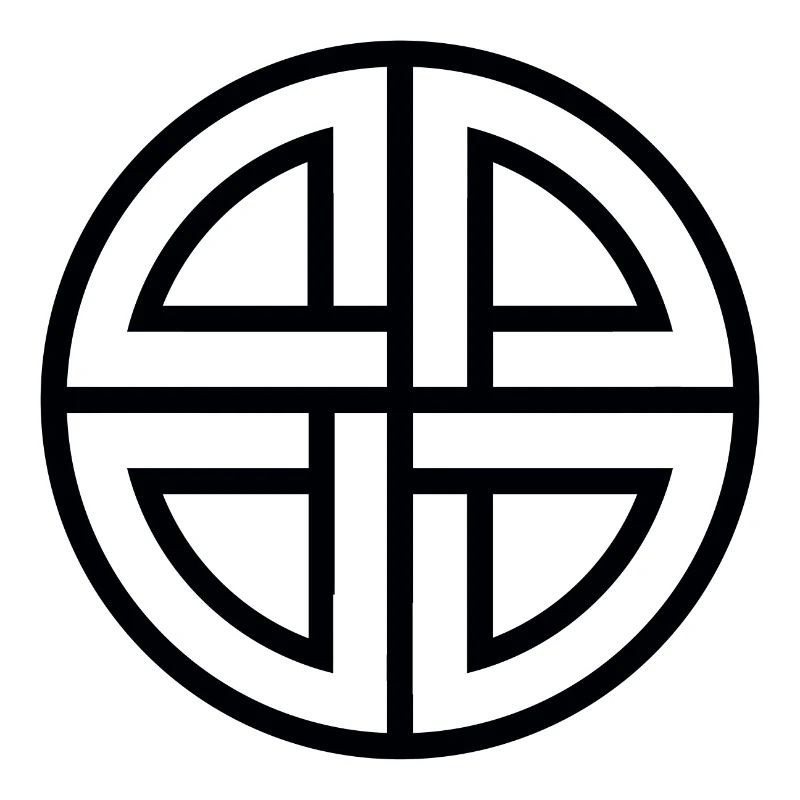 Black shield knot