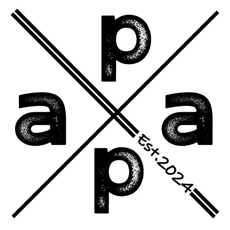 Papa Established 2024 – Vintage Geschenk Design
