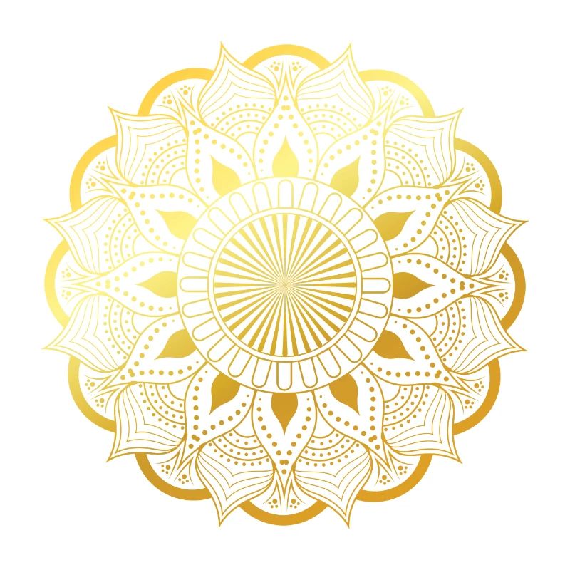 Mandala doré