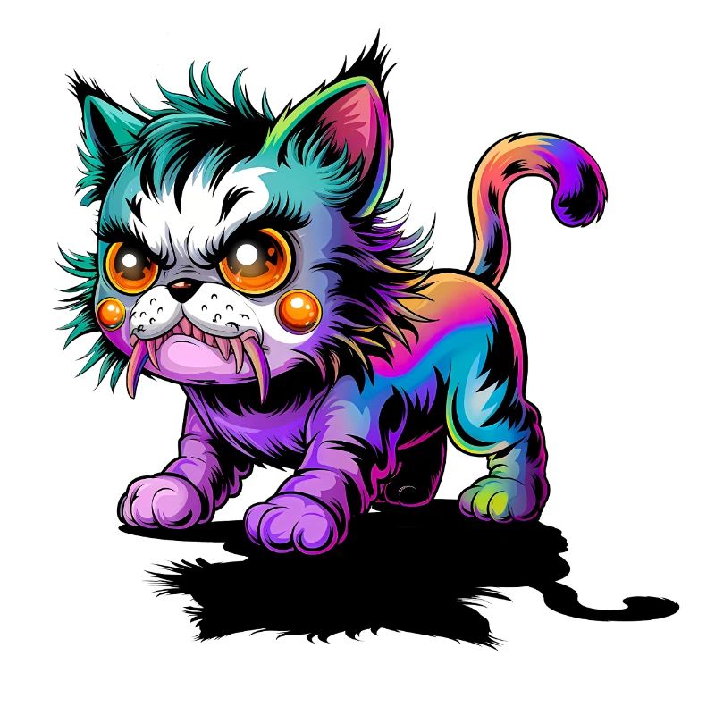 Verrückte Katze