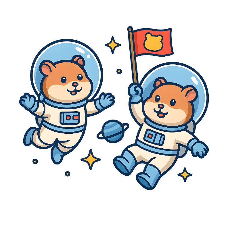 Hamsters astronautes