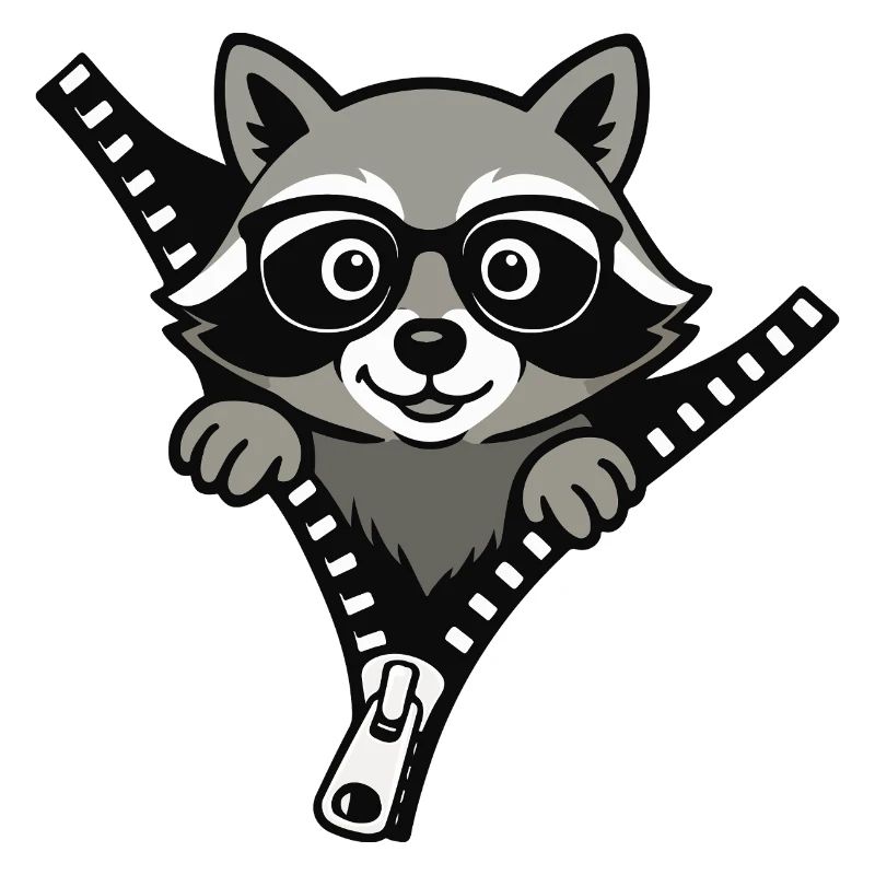 Curious raccoon