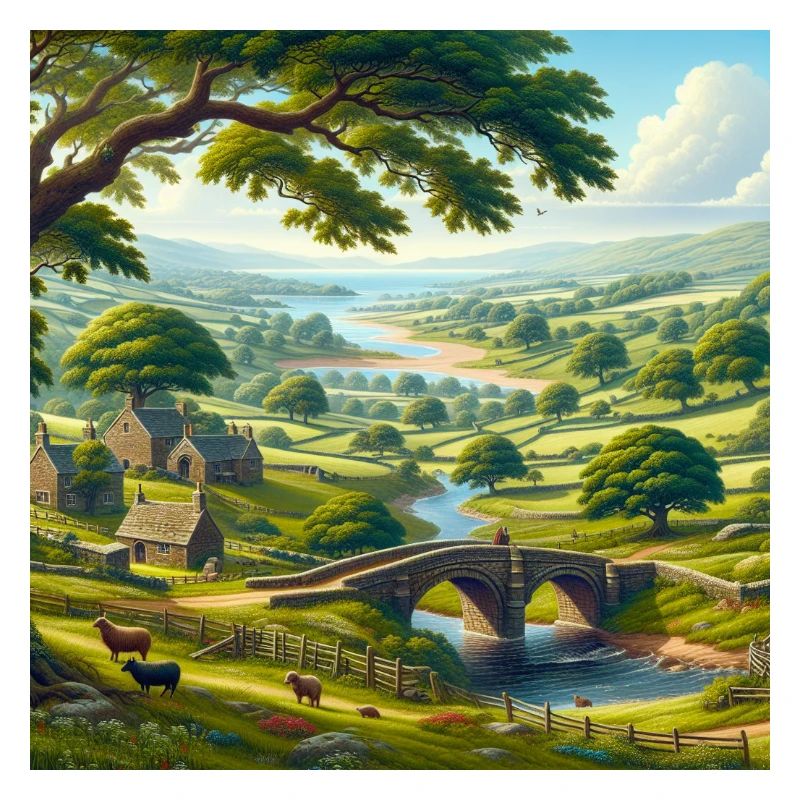 Vivid nature view