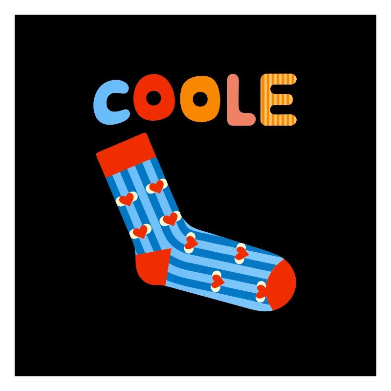 Cool sock socks and funny saying
