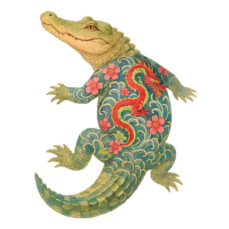 Yakuza Crocodile – Ancient Power in Ink