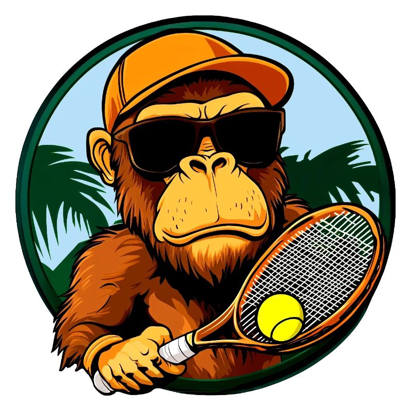 Monkey Tennis Player / Tennis Monkey
