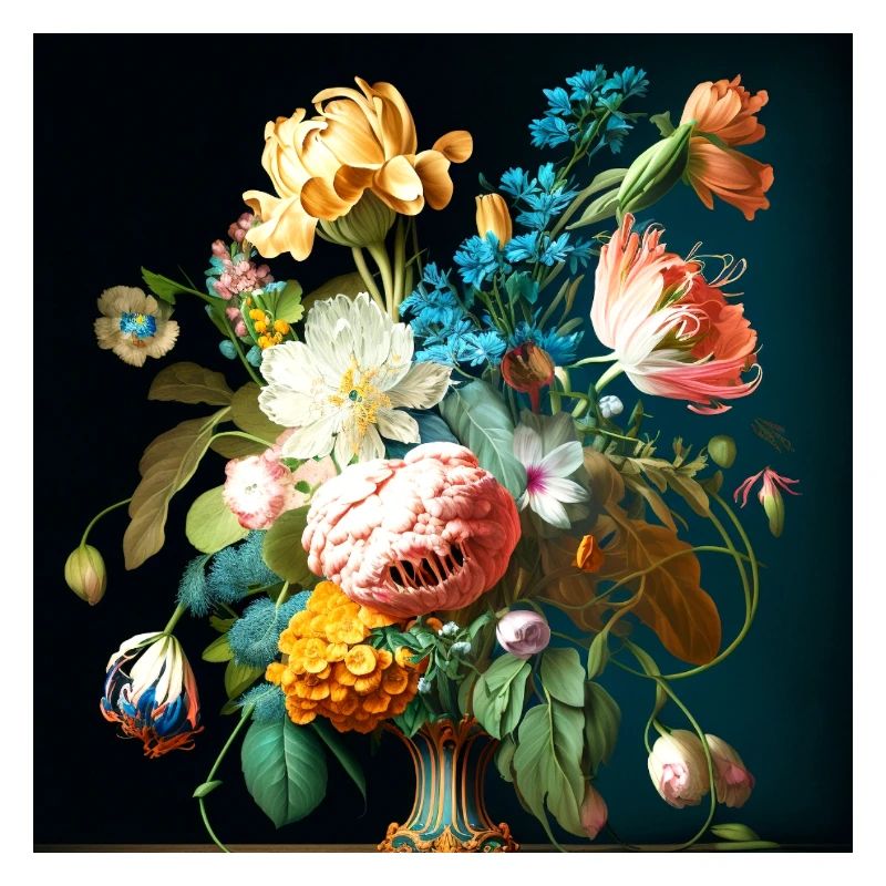 Blumenstrauß Amalfikunst barock flämischer Stil