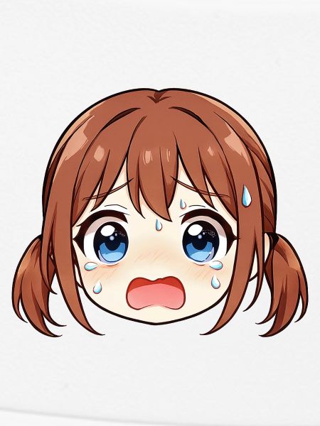 Weeping Manga Face