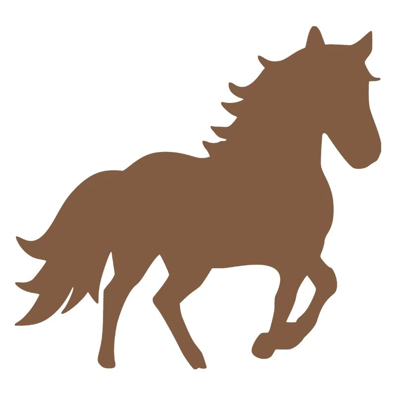 Pferd Silhouetten Geschenk Reiter