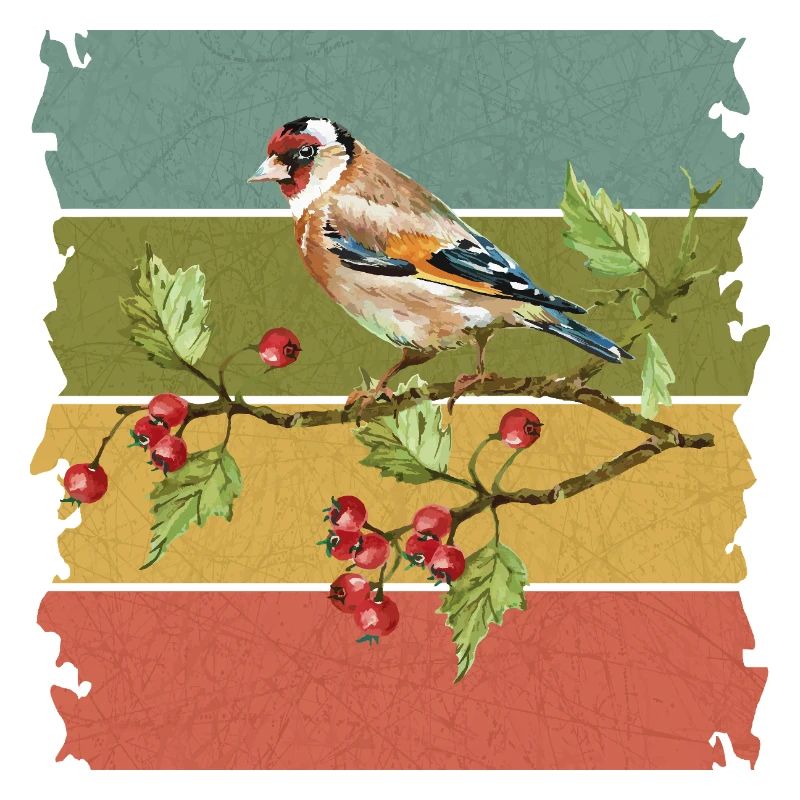 Colorful bird