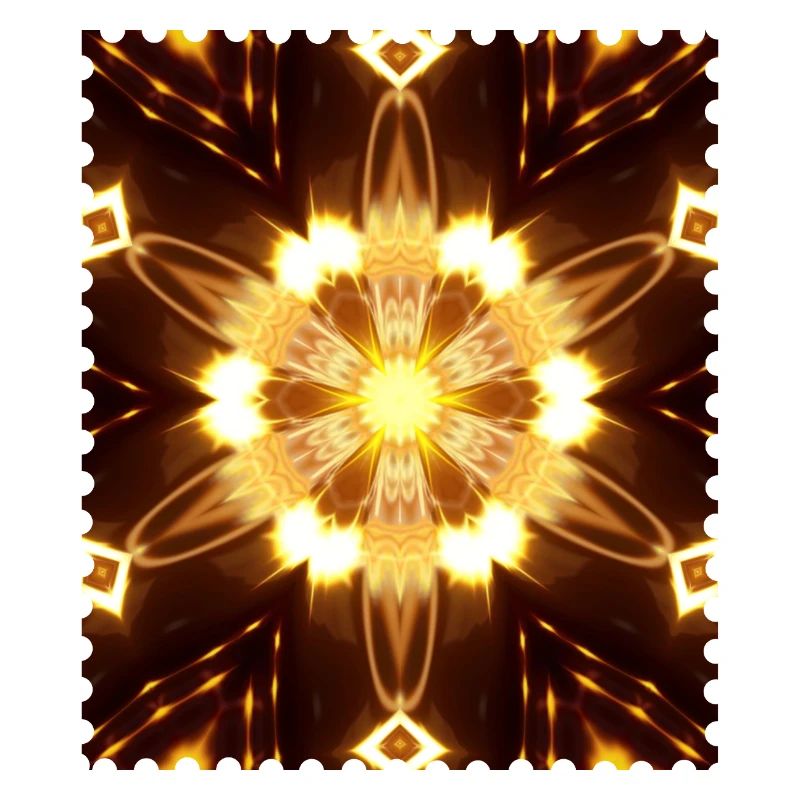 Fiery Mandala Light Play
