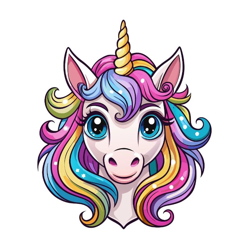 Unicorn face