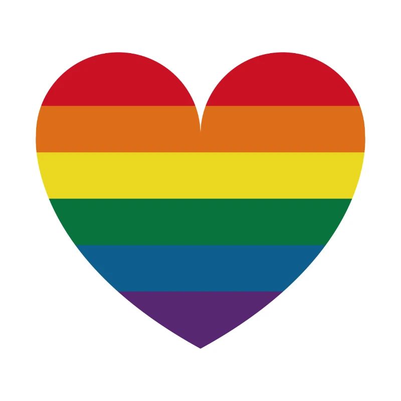 Rainbow heart