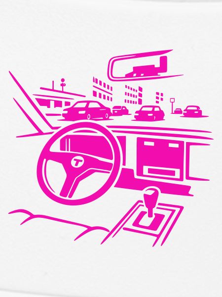 Neon Car Cockpit