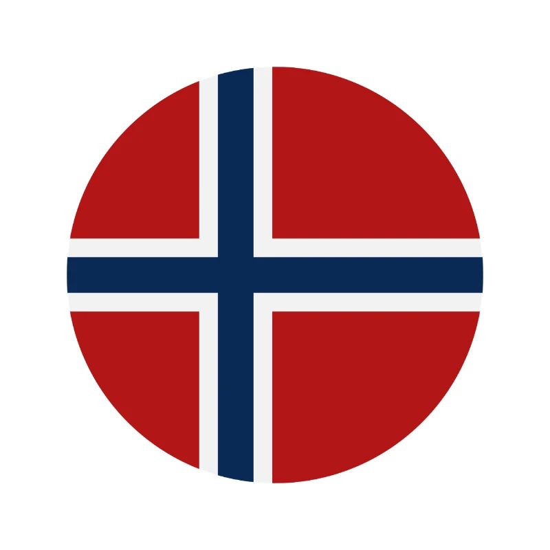 Norwegen-Rundflagge