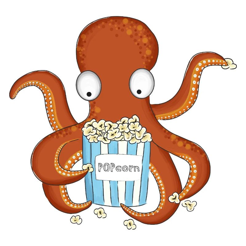 Popcorn Krake