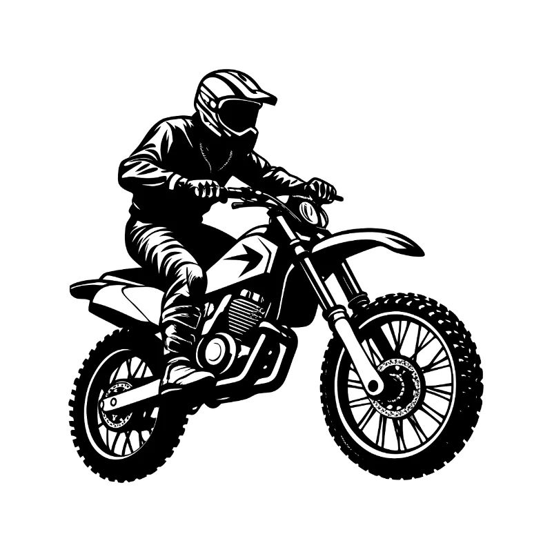 Pilote de motocross