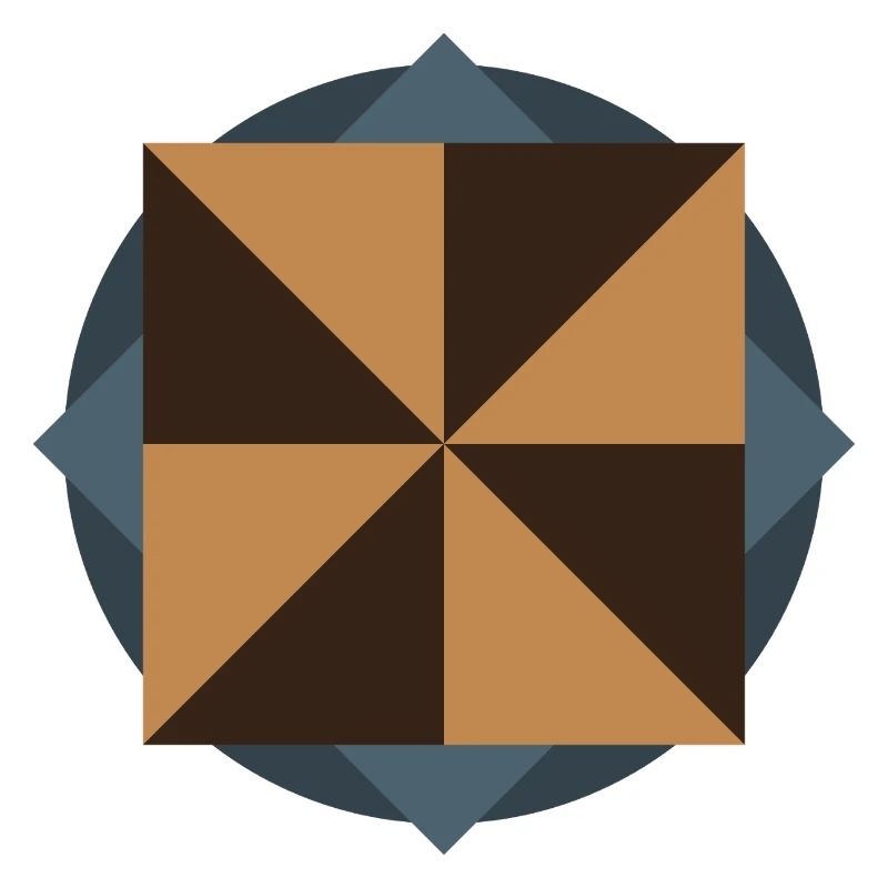 GÉOMÉTRIE DU NOYAU PYRAMIDAL | Œuvres d’art Basic Shapes