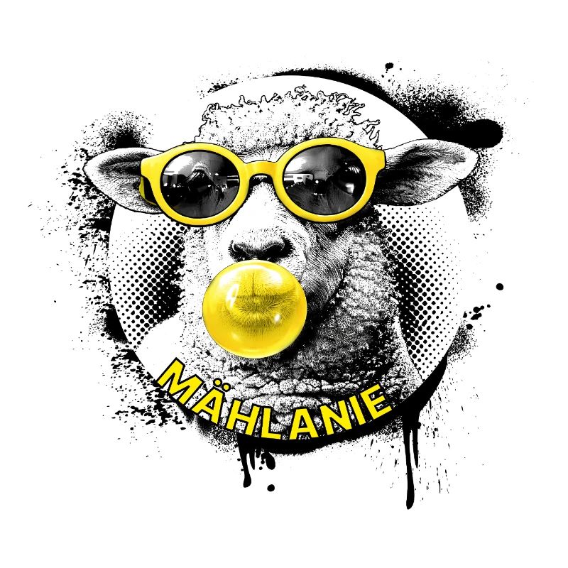 Mählanie – Cool Sheep Pop Art Melanie