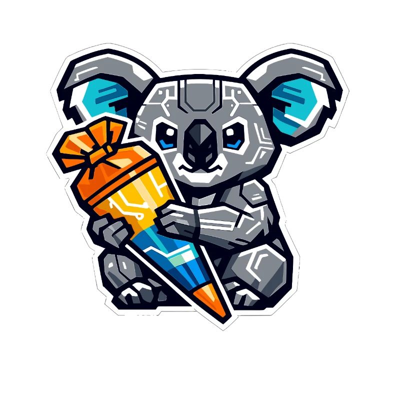 Endlich Schulkind Koala Schultüte Einschulung