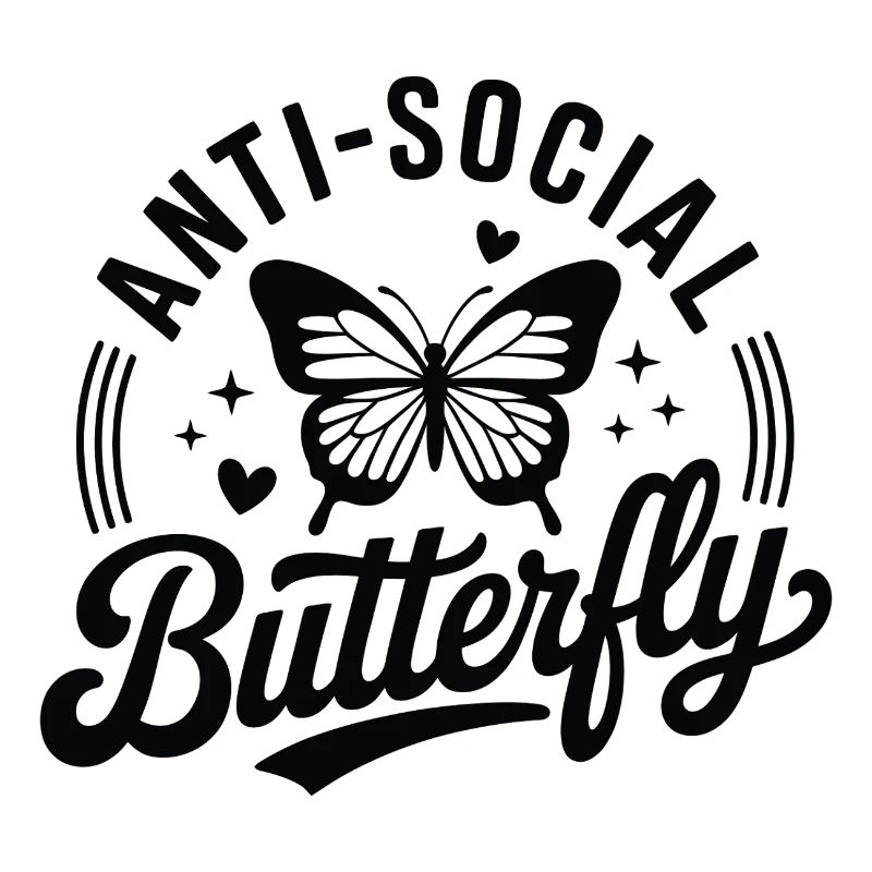 Antisozialer Schmetterling