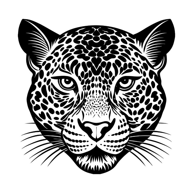 Tête de léopard