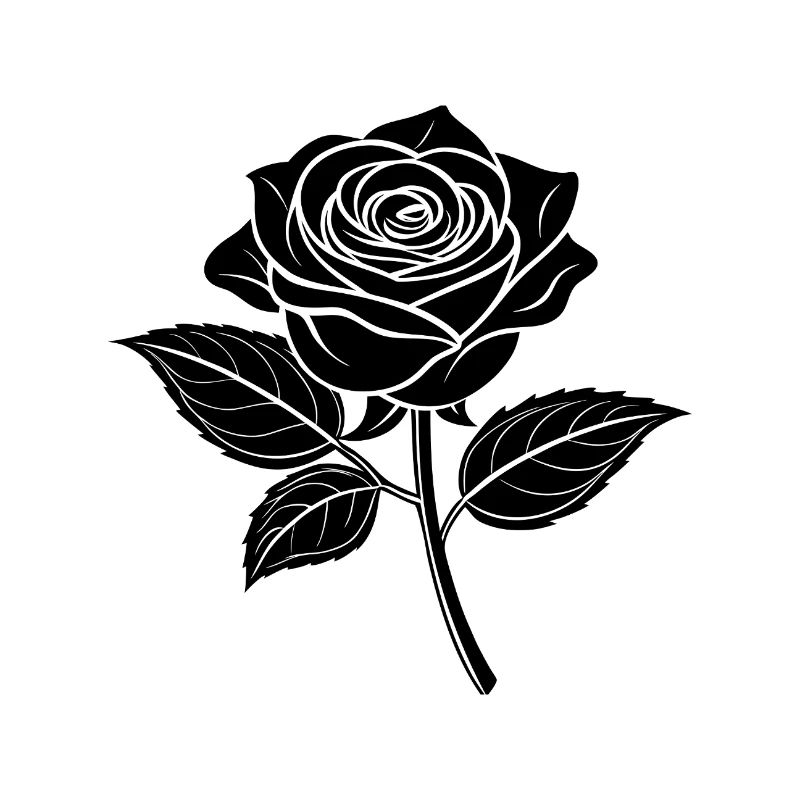Vollblühende Rose