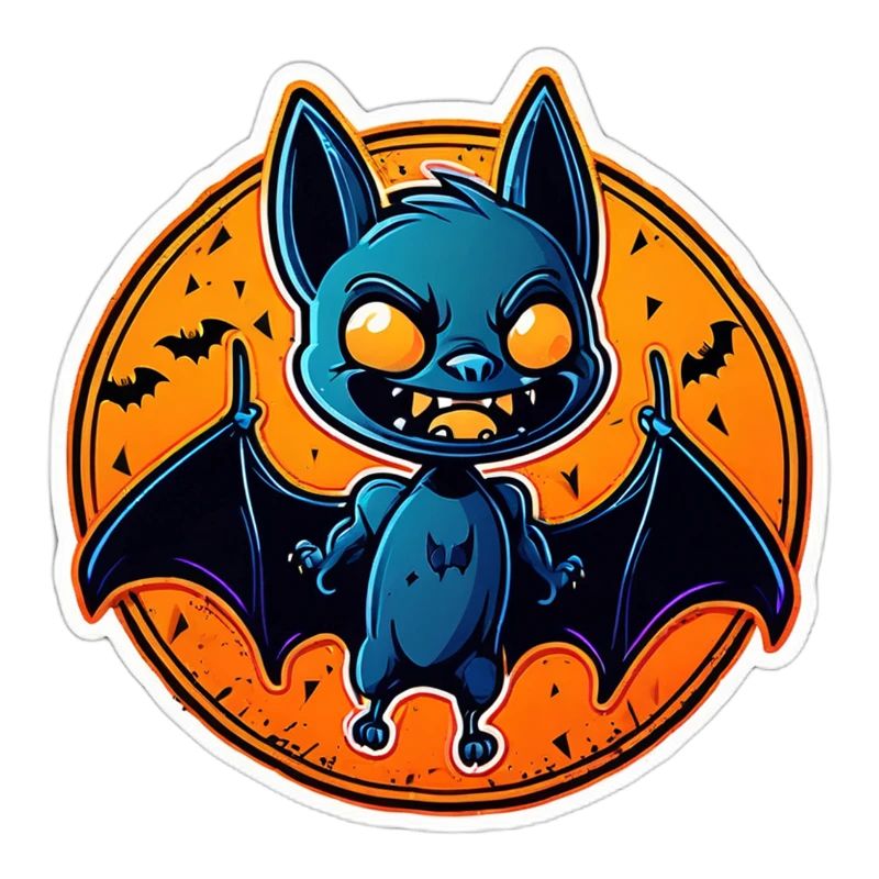Blue Bat Halloween