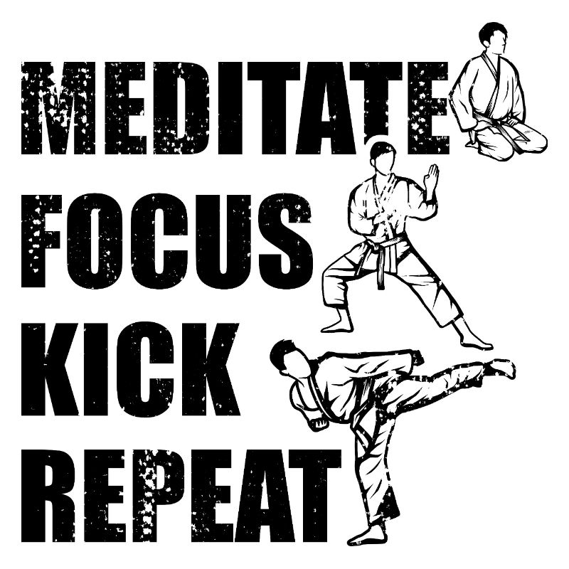 Motivational karate saying