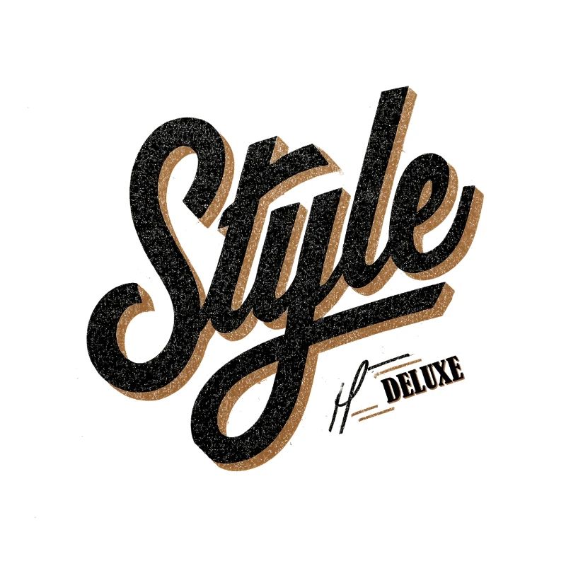 Retro Style Deluxe Lettering