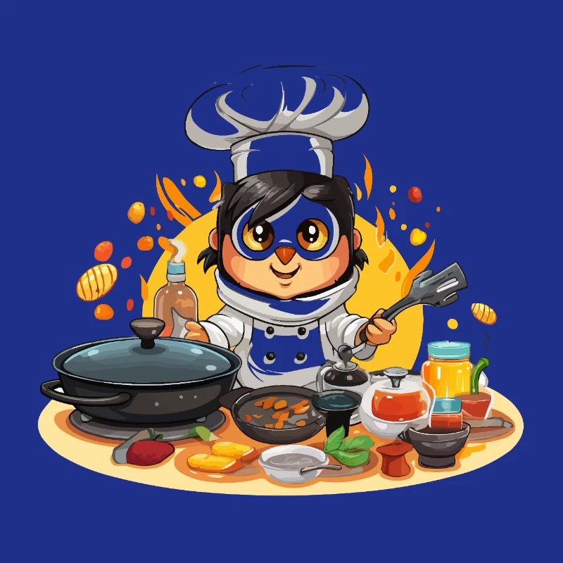Chef Chef Cuisinier Pingouin