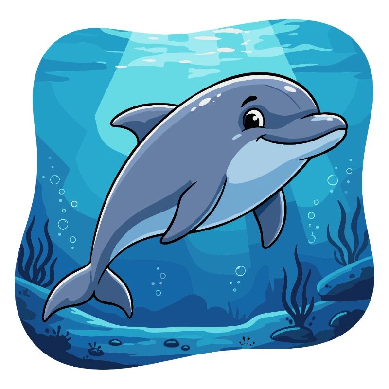 Delfin im Meereslicht
