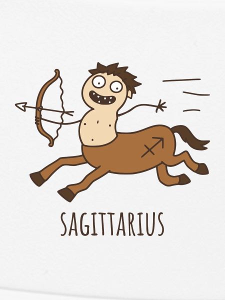 Sagittarius Horoscope Doodle